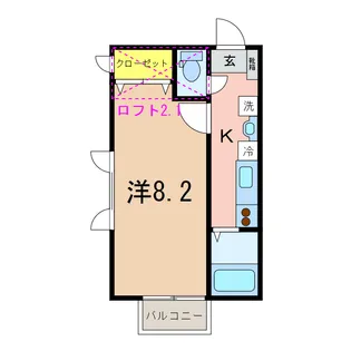 ポローニア【2階】の間取り