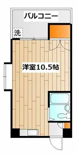 タウンハイツ木下【4階】の間取り