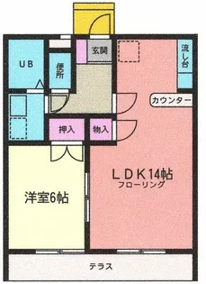 パラディーンI【1階】の間取り