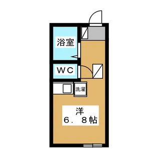 G・Aヒルズ新羽【1階】の間取り