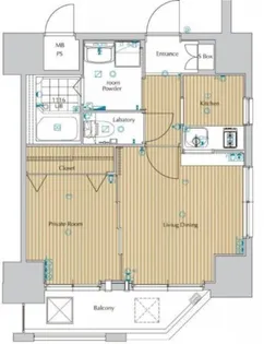 ネストピア博多駅前【3階】の間取り