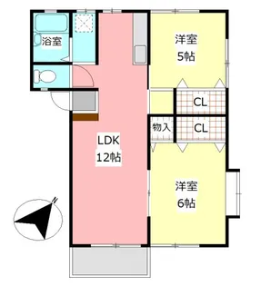 ココ・ルミエール【2階】の間取り