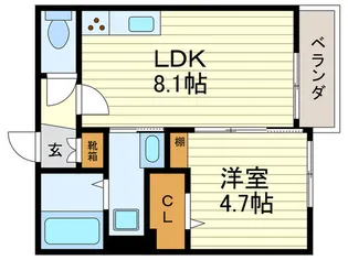 ルクソールIII【3階】の間取り