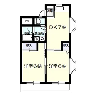 リーベ双葉【2階】の間取り