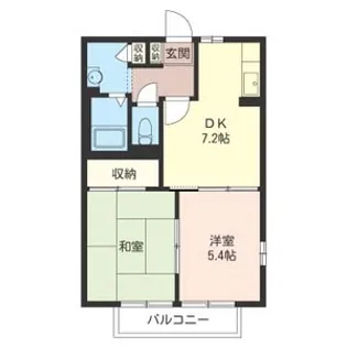 アルカディア【1階】の間取り