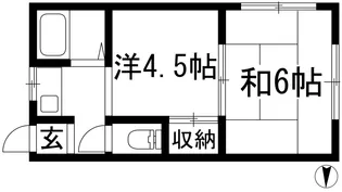 ハイムイチリヤマ【3階】の間取り