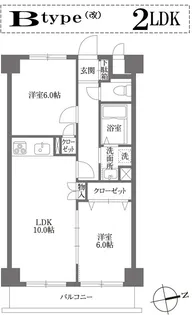 KDXレジデンス鶴見【2階】の間取り