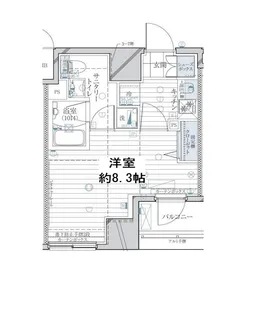レガリス銀座イースト【6階】の間取り