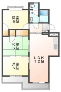 第一ゴトウハイツ【2階】の間取り