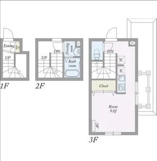 My style 中野南台【3階】の間取り