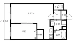 SGB浜町【4階】の間取り