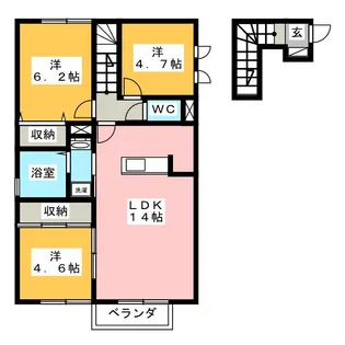 仁平C【2階】の間取り