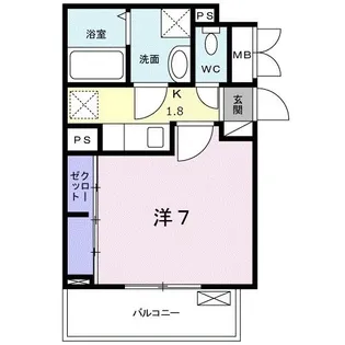 プリムローズ・K【3階】の間取り