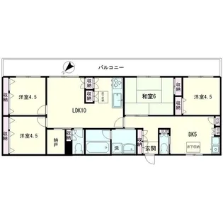 フェリス櫻井【1階】の間取り