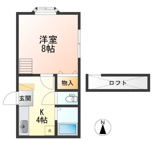 スターリーハイツ【1階】の間取り
