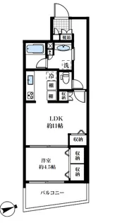 ベルフォート西荻【2階】の間取り