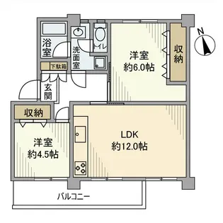 洋光台南第二団地6街区20号棟【1階】の間取り