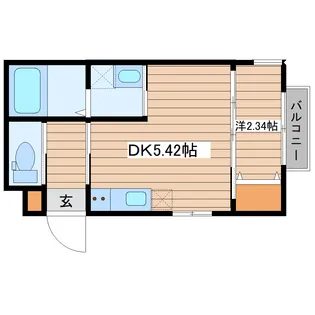 アークテラス八乙女中央【1階】の間取り