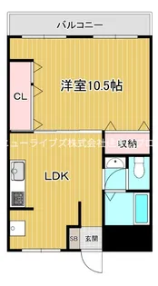 三幸ハイツ【3階】の間取り