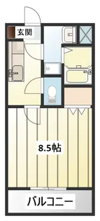 ハーヴェストVII【5階】の間取り