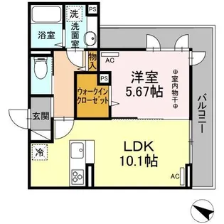 コンフォート下小鳥【3階】の間取り