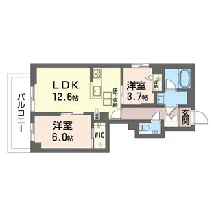 フォース アルカナ【1階】の間取り