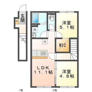 Master Piece 88【2階】の間取り