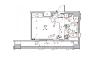 クレイシア森下ステーションサイト【6階】の間取り