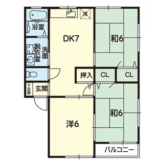 ファミール深川A・B【2階】の間取り