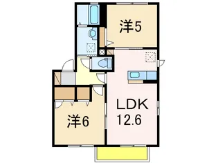 シャリテ【1階】の間取り