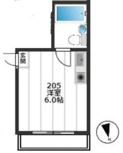 ペアパレス藤A棟【2階】の間取り