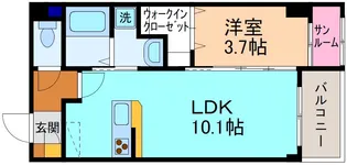 ドリーム堀【3階】の間取り