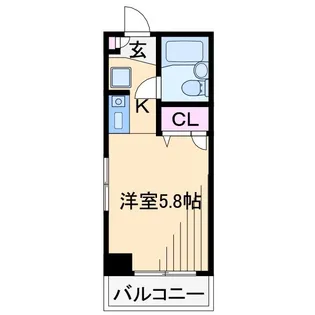 サンハイツ平林【2階】の間取り