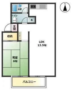 パルコーポ烏山【2階】の間取り