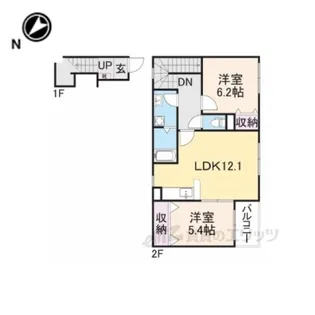 ロータス【2階】の間取り