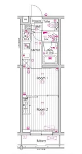 ガーラ・ヒルズ氷川台【4階】の間取り