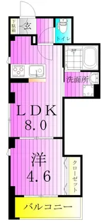 カーサ グラシア【3階】の間取り
