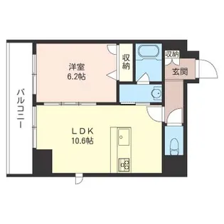マストライフ秋葉原EAST(4月中旬退去予定)【2階】の間取り