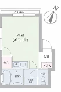 金矢ハイツ【2階】の間取り