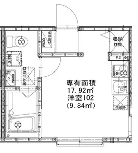 サウス ラグーン庚台A棟【2階】の間取り