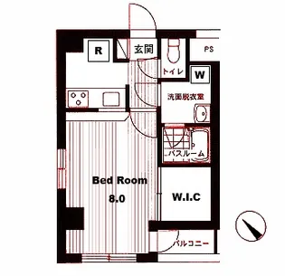 サンライズレジデンス【7階】の間取り
