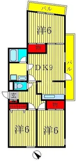 サンライズイシド【7階】の間取り