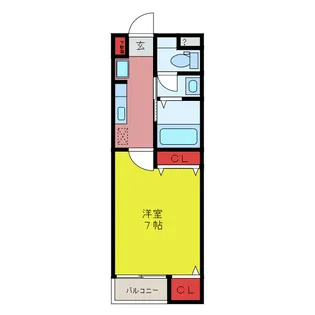 オレンティア【3階】の間取り