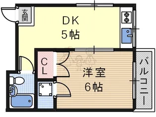メゾン桜井【4階】の間取り