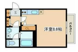 SARTEH エスポワール【2階】の間取り