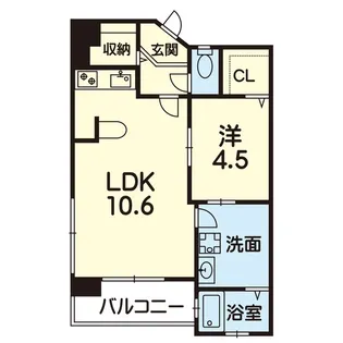 ライズ代継橋【4階】の間取り