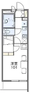 レオパレスエトワール城南【2階】の間取り