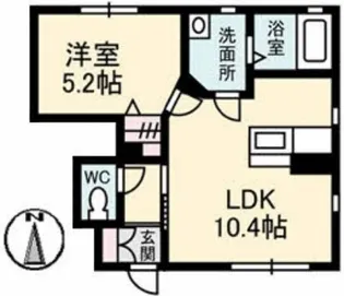 シャーメゾンA【1階】の間取り