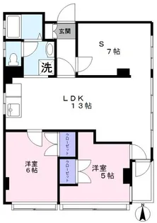 フレア443【5階】の間取り