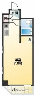 大山エンゼルマンション【4階】の間取り